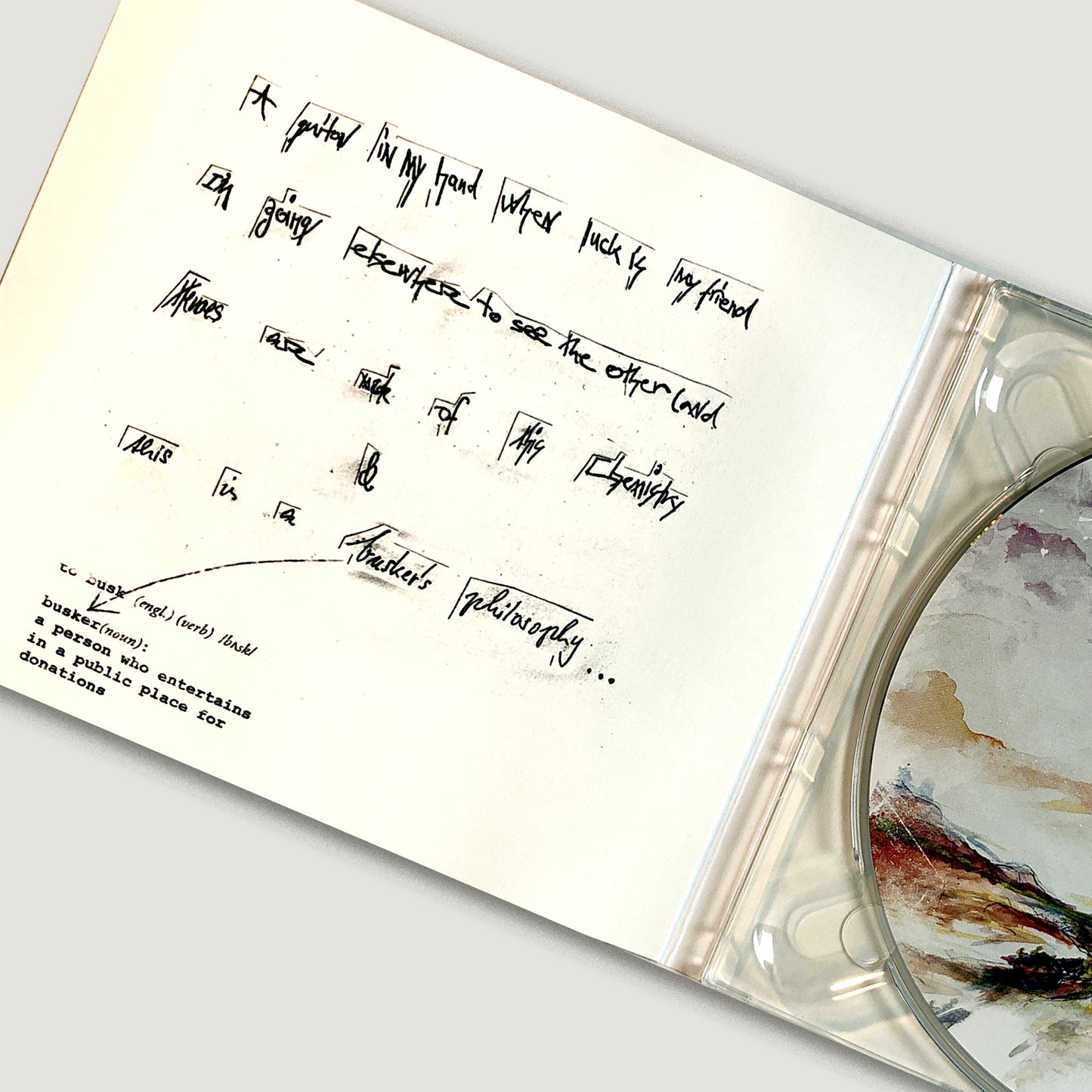 Busker's Philosophy CD